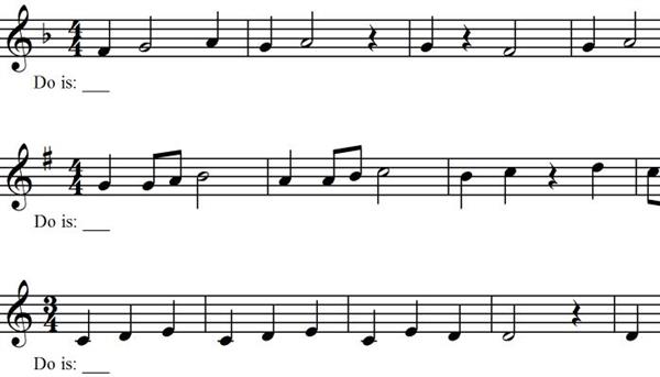 sight singing 